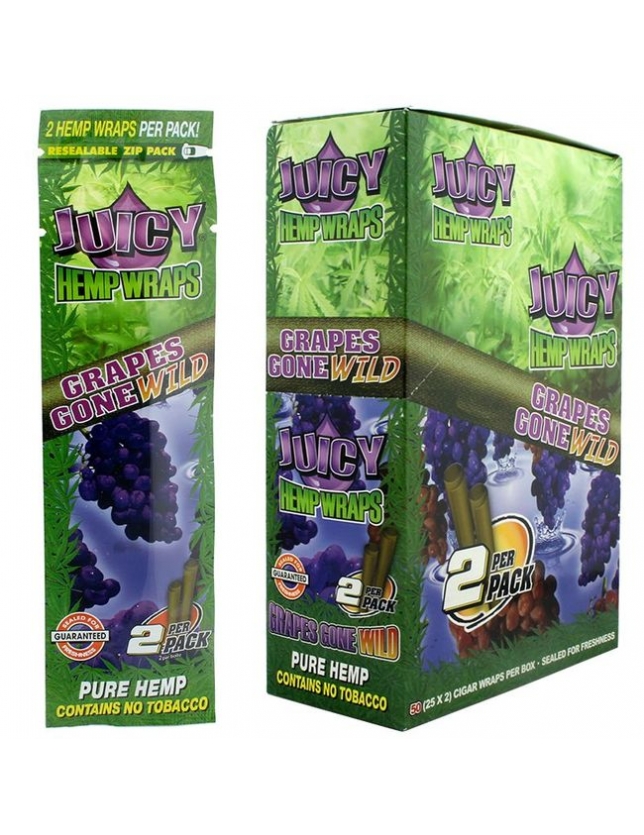 Juicy Hemp Wraps Grapes Gone Wild