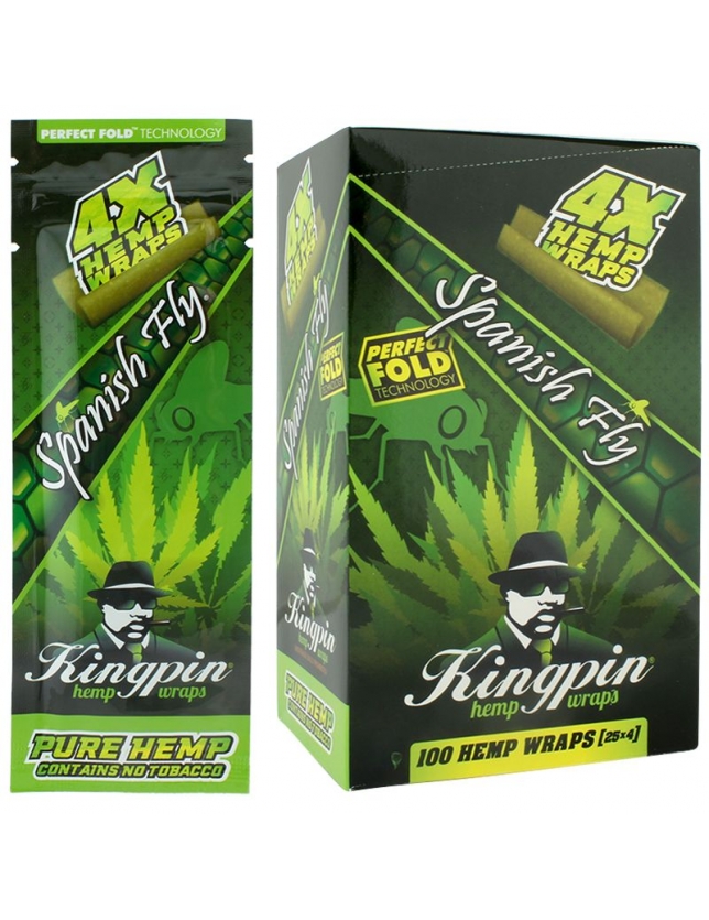 Kingpin Hemp Wraps Spanish Fly